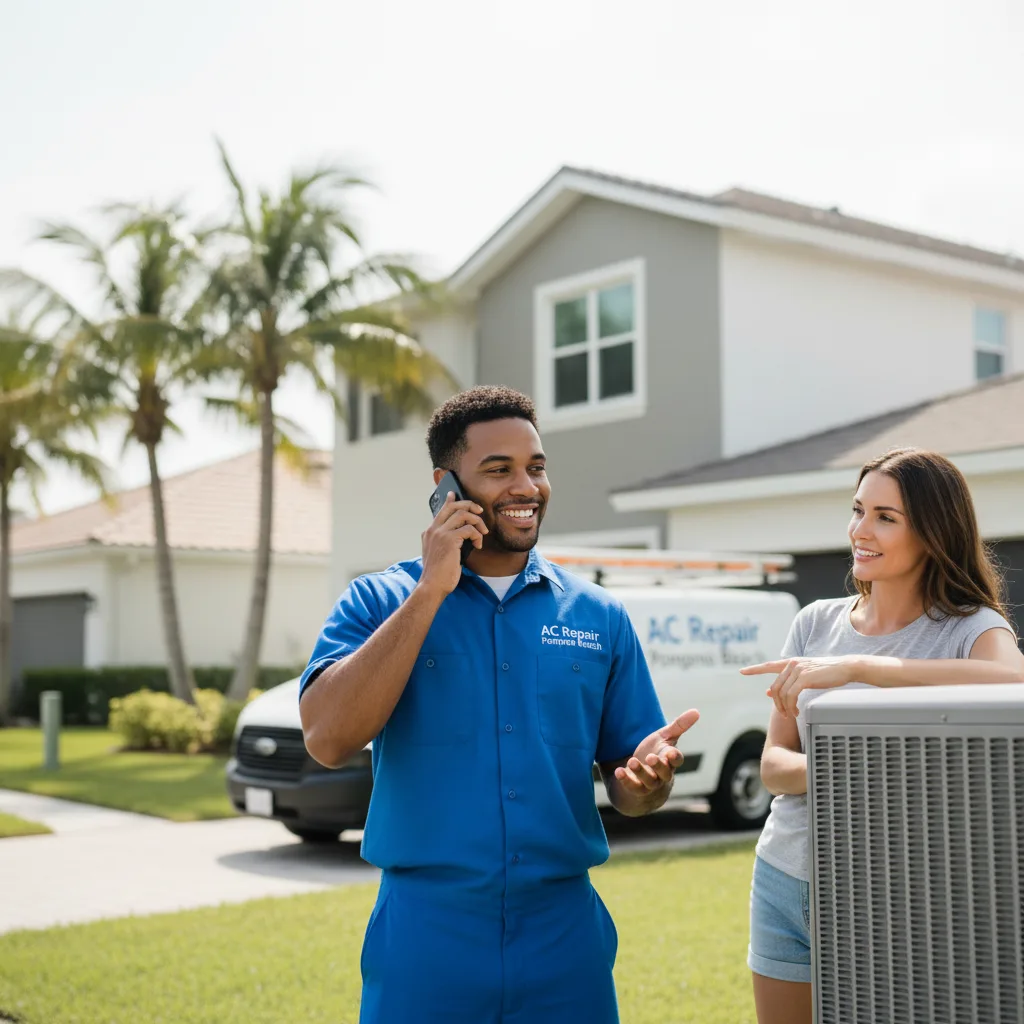 AC Repair Pompano Beach customer support in Meriden